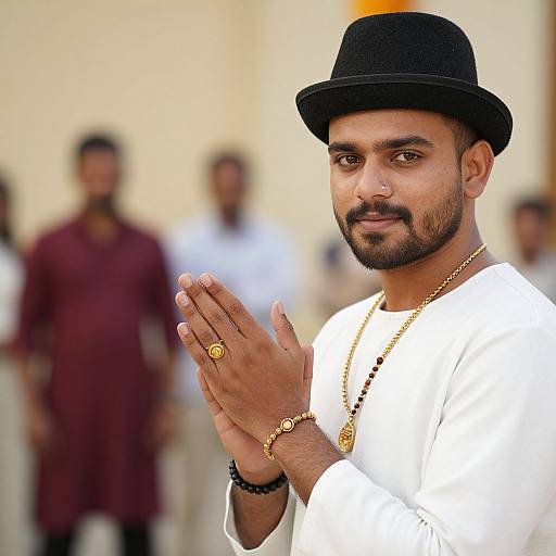 Traditional Groom Father Portrait