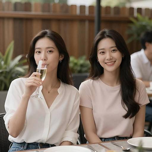 Outdoor Champagne Brunch with Friends