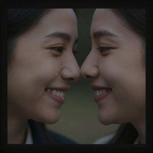 Emotional Close-Up of a Torn Memory