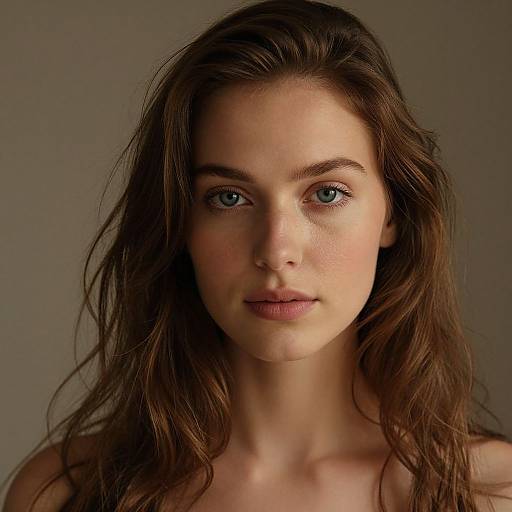 Cinematic Portrait of Serene Woman