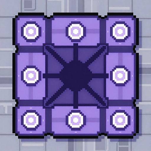 Futuristic Gravity Well Sprite Design