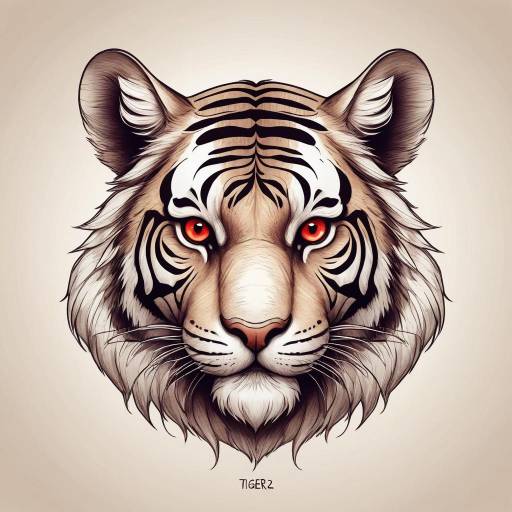 Tiger Portrait for the Year of the Tiger