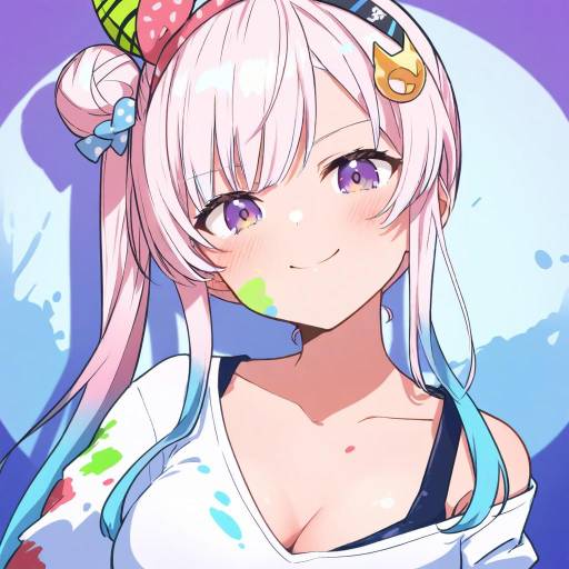 Illustration of Airani iofifteen, hololive in the style of Naegi (naegidokoro)