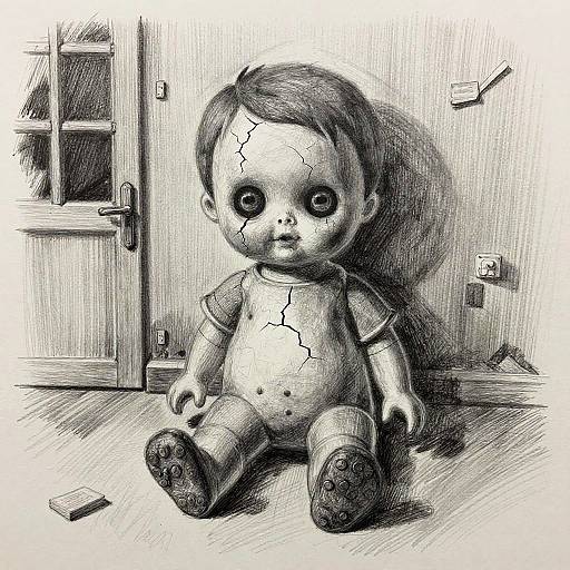 Sinister Dolls in Abandoned Rooms