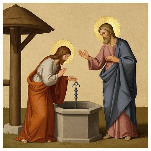 Christ and Samaritan Woman at Well