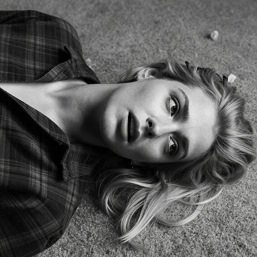 Intense Portrait of a Young Woman