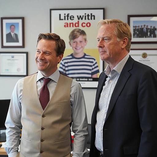 Professional Office Scene with Two Men