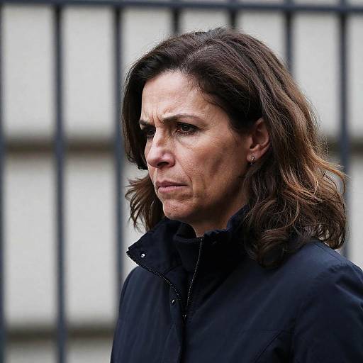 Serious Middle-Aged Woman Portrait