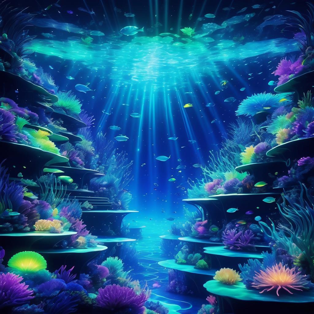 Bioluminescent Underwater Rave Delight