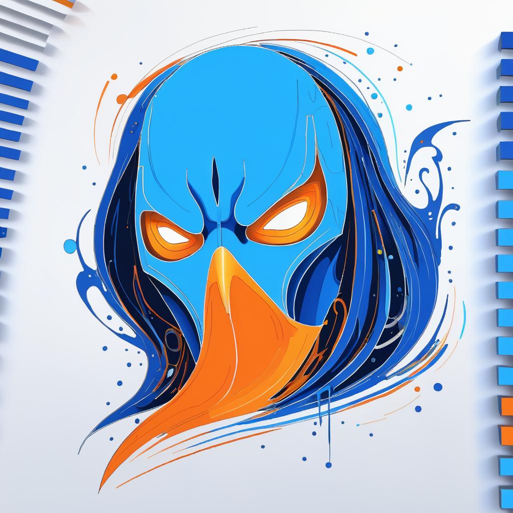 Vibrant Specter in Sketch Note Style