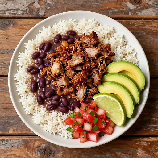 Hyper-Realistic Chifrijo Overhead Shot