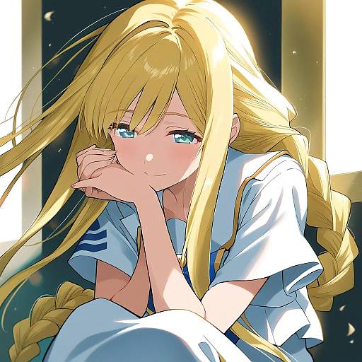 Illustration of Alicia florence, aria (manga) in the style of Fuantei