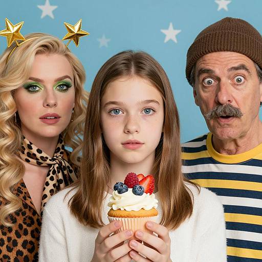 Delightful Scene with Colorful Characters