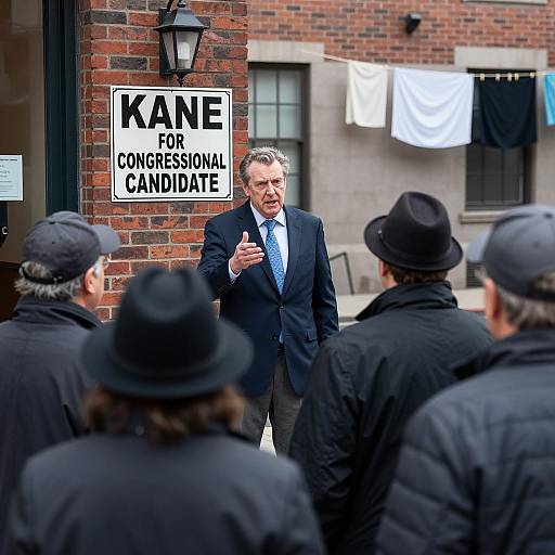 Political Candidate Speaking to Audience