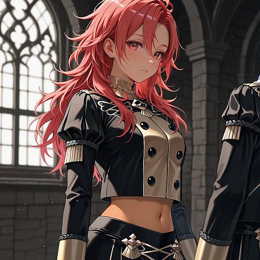 Illustration of Hapi (fire emblem), fire emblem in the style of Anzu (o6v6o)