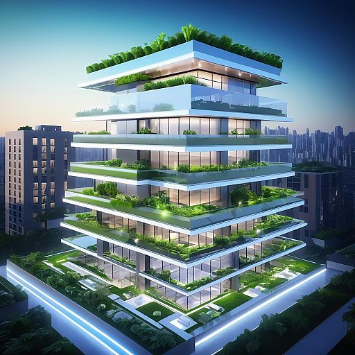 Futuristic Eco-Friendly Urban Loft Design Futuristic Eco-Friendly Urban Loft Design