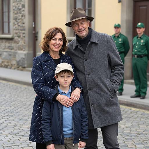 Joyful Street Scene with Cherished Moments