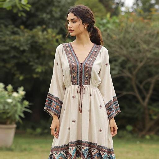 Bohemian Ponytail in Garden Fashion