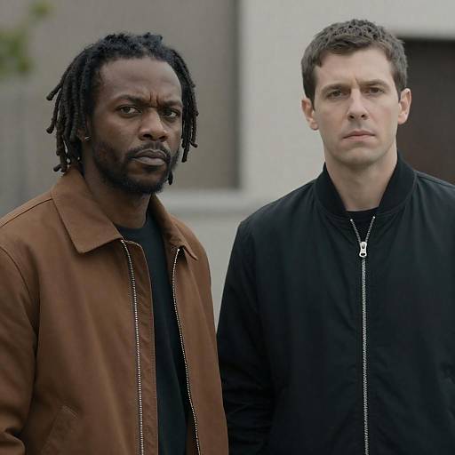 Contrasting Expressions of Friendship Outdoors