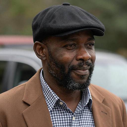 Portrait of a Middle-Aged Black Man