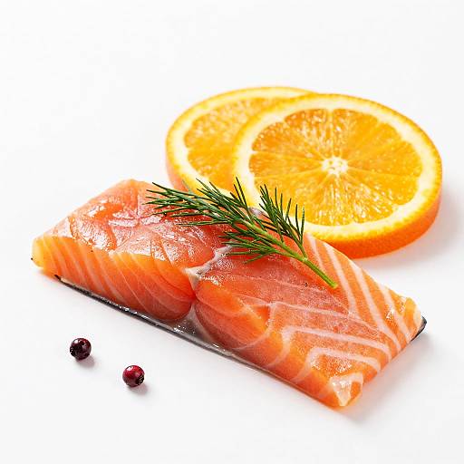 Vibrant Smoked Salmon Culinary Display