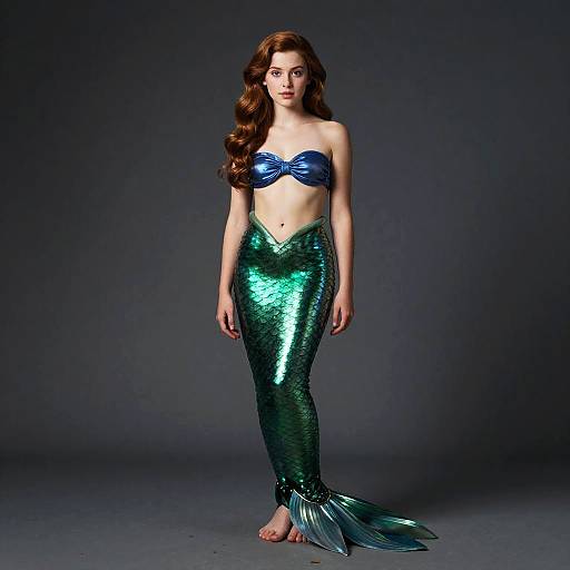 Cinematic Portrait of The Little Mermaid