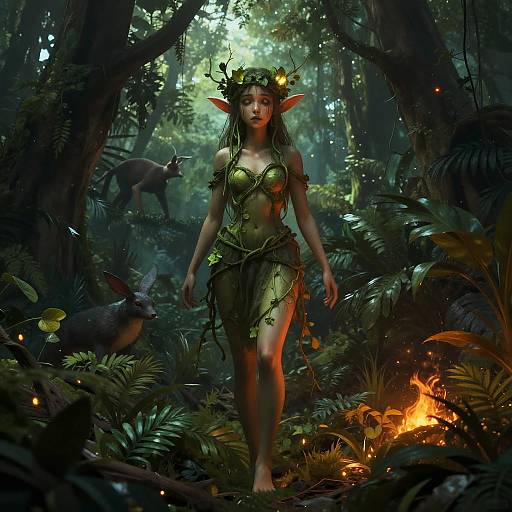 Luis Royo's Forest Dryad Illustration