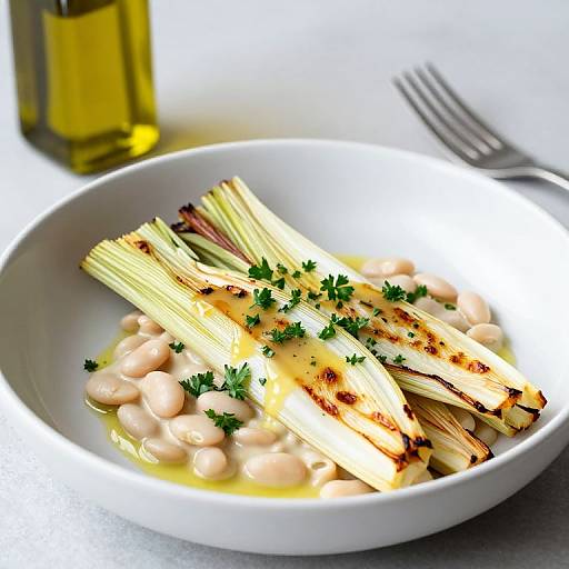 Grilled Fennel with Creamy Cannellini Beans