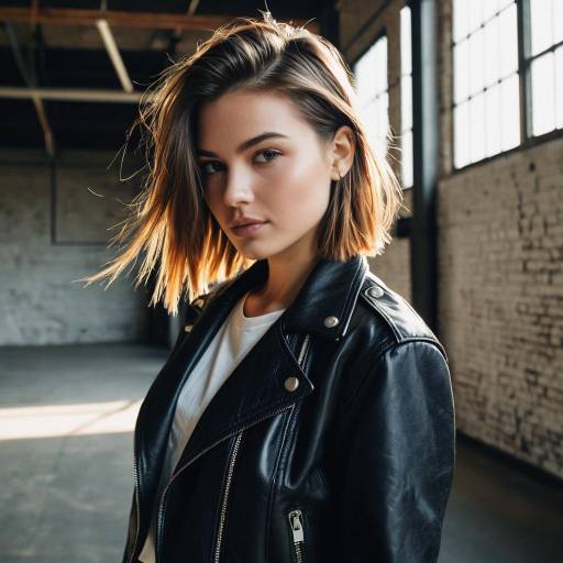 Chic Blunt Cut in Industrial Loft