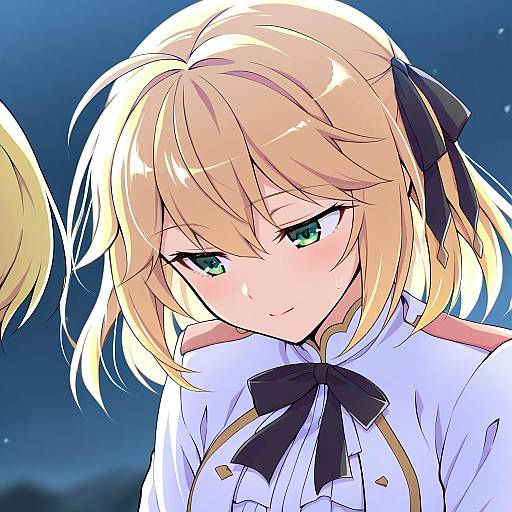 Illustration of Anisphia wynn palettia, tensei oujo to tensai reijou no mahou kakumei in the style of Dairi