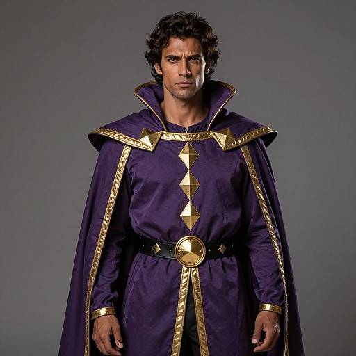 Regal Prince in Medieval Costume Art