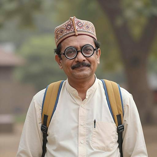 Photorealistic Portrait of a Funny Man