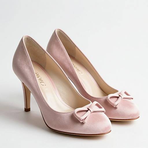 Vintage Blush Pink Wedding Shoes