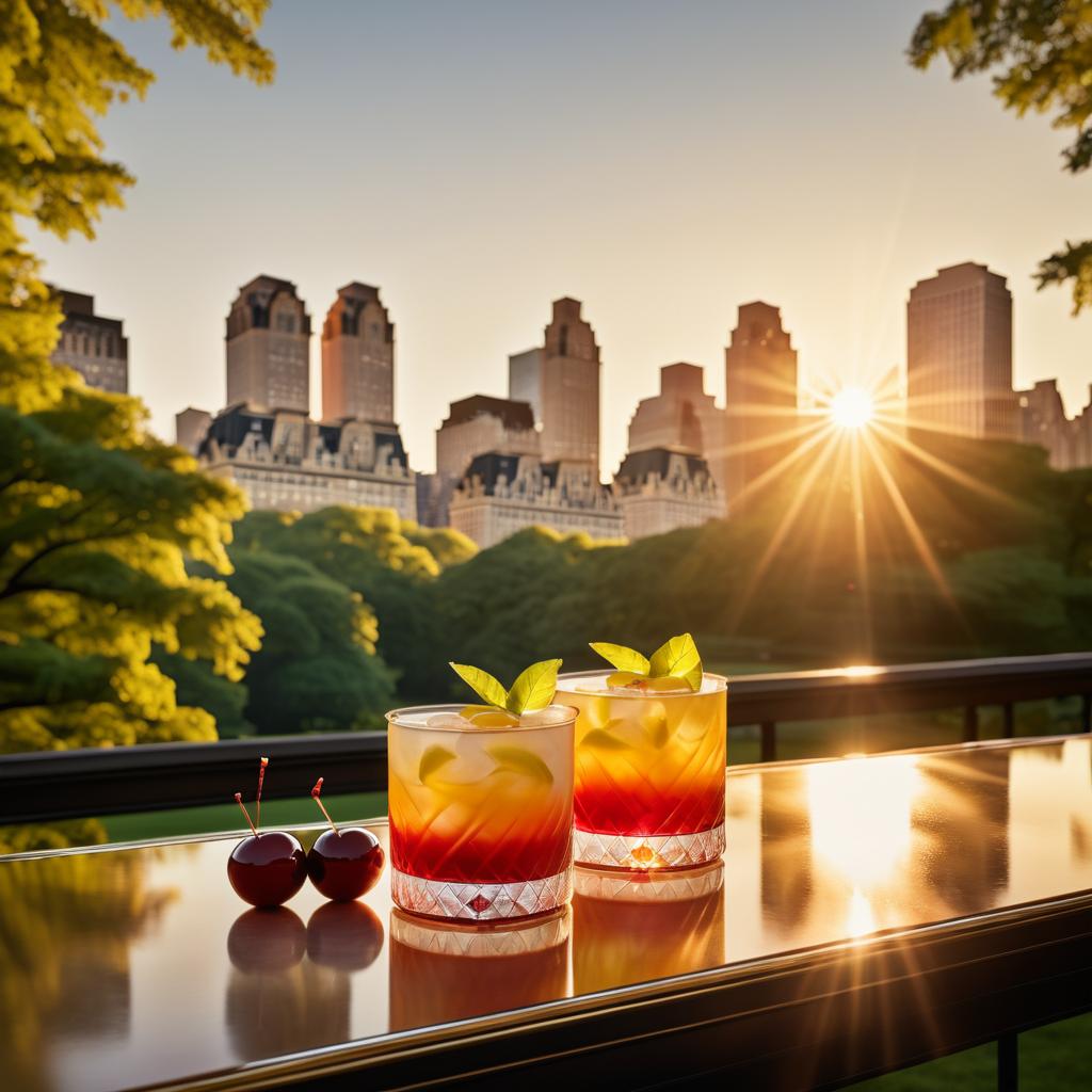 Enchanting Sunset in Central Park