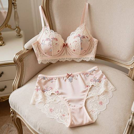 Elegant Lingerie in Vintage Boudoir