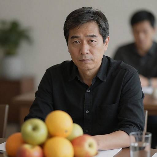 Serious Middle-Aged Man Portrait