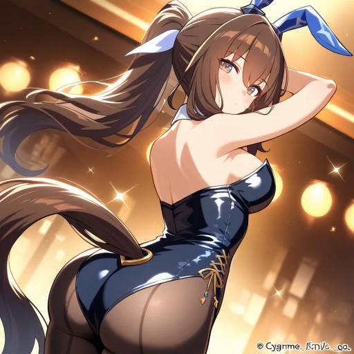 Vega the Horse Girl in Leotard