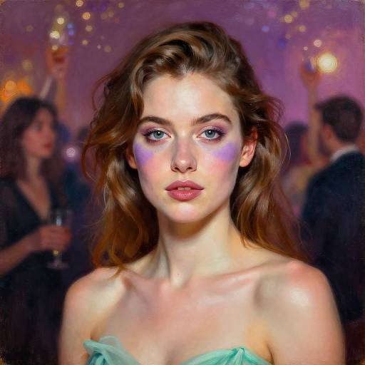 Vivid Psychologist Portrait in Celebration