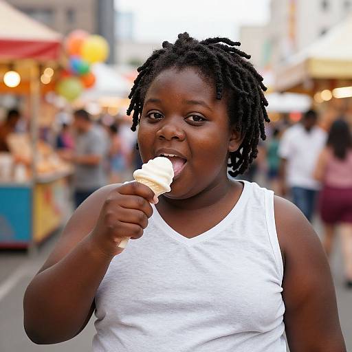 Joyful Summer Fair with Ice Cream