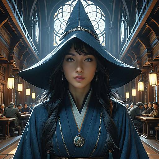 Detailed Sorceress VFX Portrait Artwork