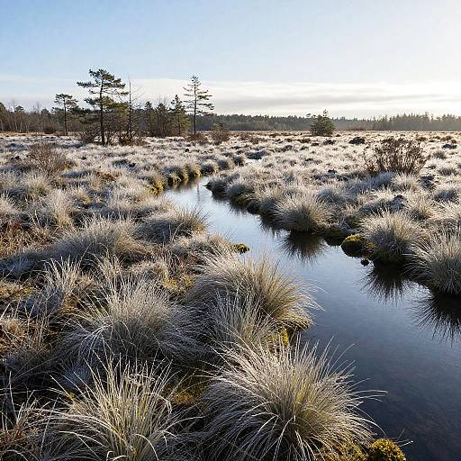 Photorealistic Marshy Wetlands Scene