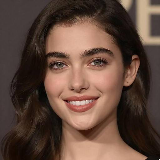 Close-Up Portrait of Smiling Woman