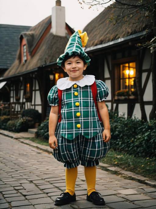 Photorealistic Portrait in Munchkin Costume