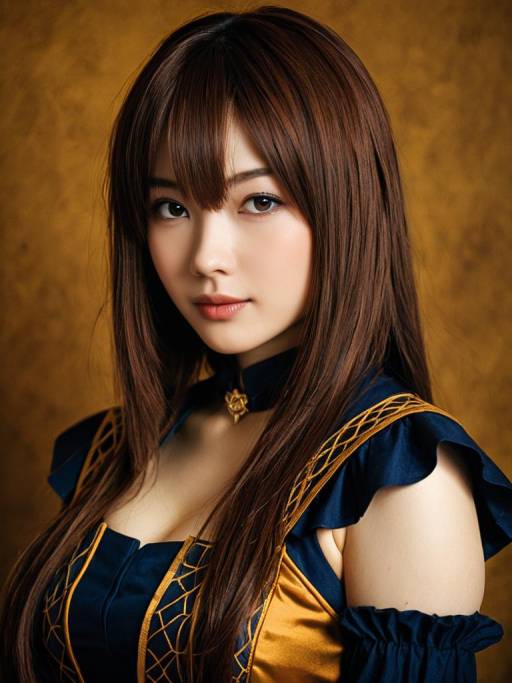 Cosplay Woman in Aoi Kanzaki Costume