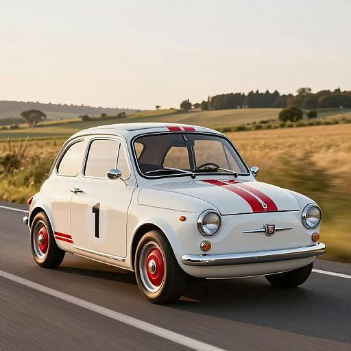 Classic Abarth Fiat 1000 TC Berlina Corsa Racing Car