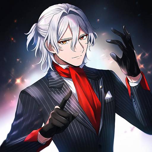 Illustration of Antonio salieri (second ascension) (fate), fate/grand order in the style of Parari (parari000)