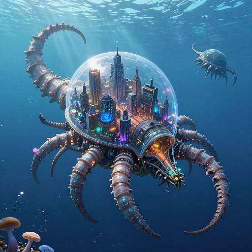 Fantastical Crustacean Cities at Sea