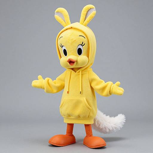 Tweety Pie Yellow Costume Hoodie