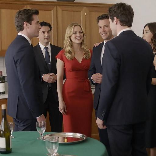 Glamorous Movie Premiere Celebration Scene