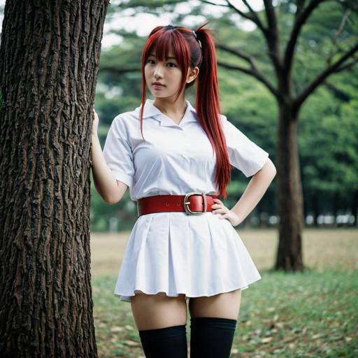 Megumi Shimizu Cosplay Outdoors
